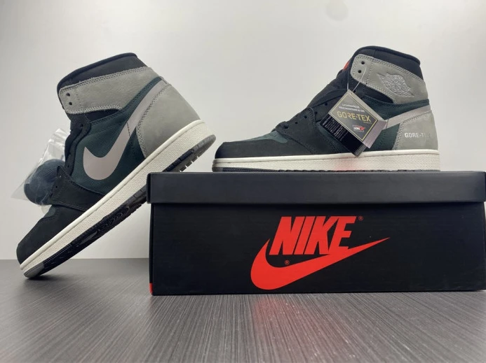 Jordan 1 Retro High Element Gore-Tex Black Particle Grey DB2889- BestValue 801
