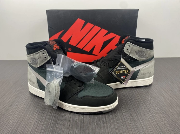 Jordan 1 Retro High Element Gore-Tex Black Particle Grey DB2889- BestValue 801