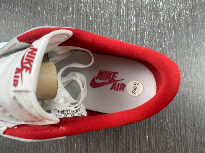 Jordan 1 Retro Low White Varsity Red 705329- DailyWear 755