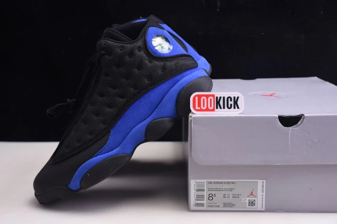 Jordan 13 Retro Black Hyper Royal 414571- Trendy 714