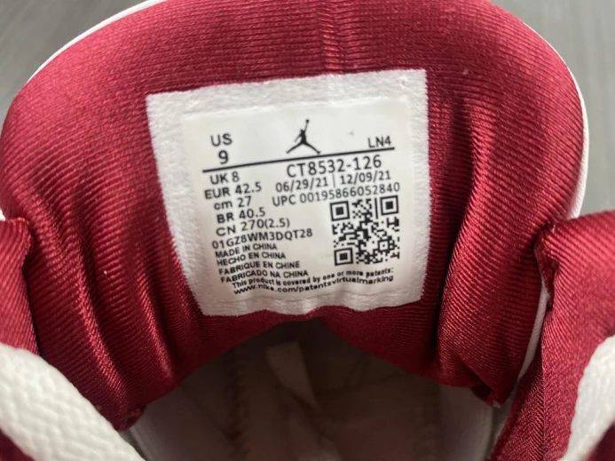 Jordan 3 Retro Cardinal Red CT8532- WellDesigned 946