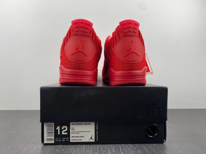 Jordan 4 Retro Flyknit Red AQ3559- NewStyle 990