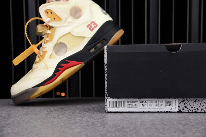 Jordan 5 Retro OFF-WHITE Sail DH8565- BestValue 1090