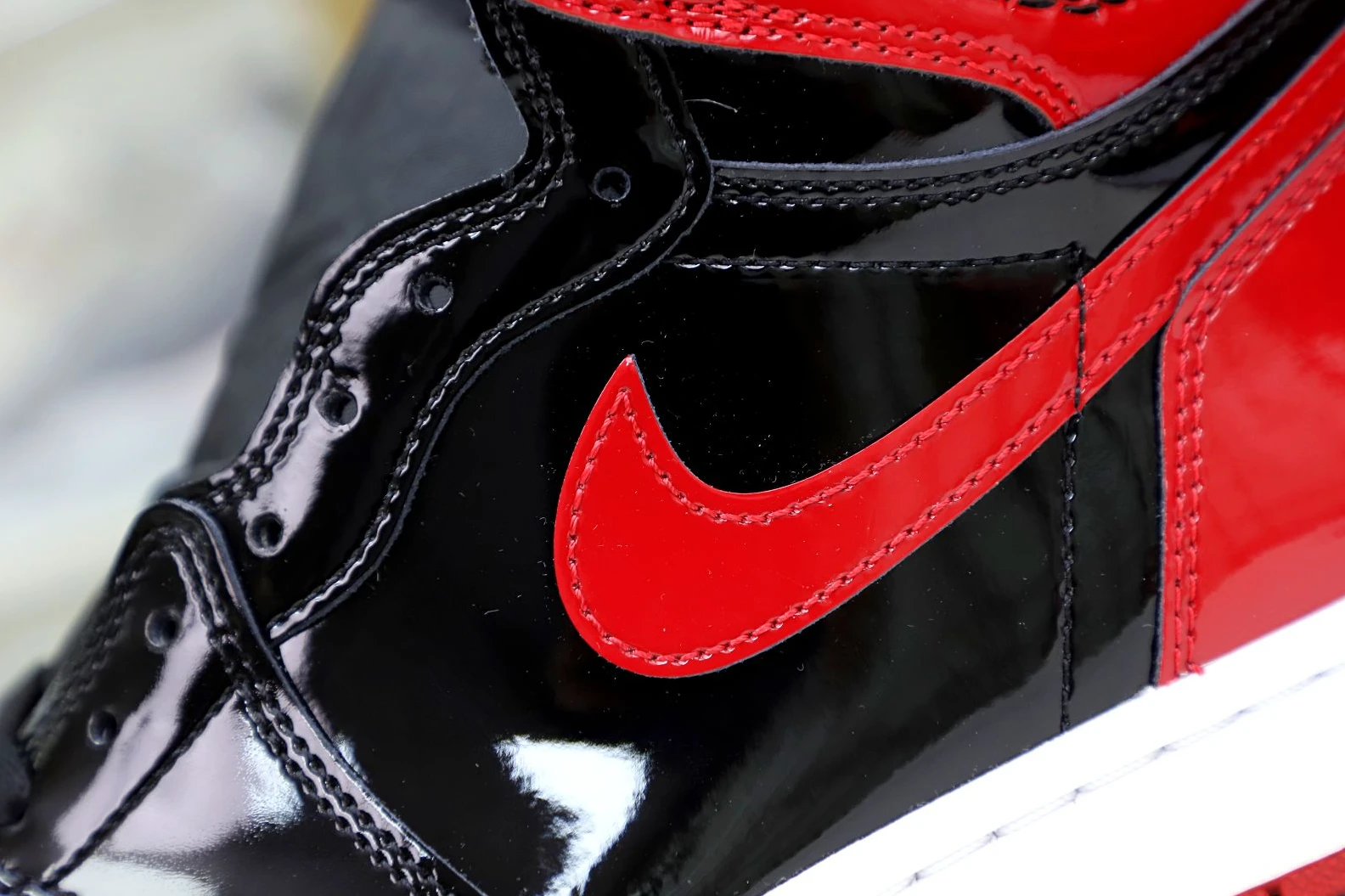 Kimikick AIR JORDAN 1 HIGH OG BRED PATENT DailyWear 2029