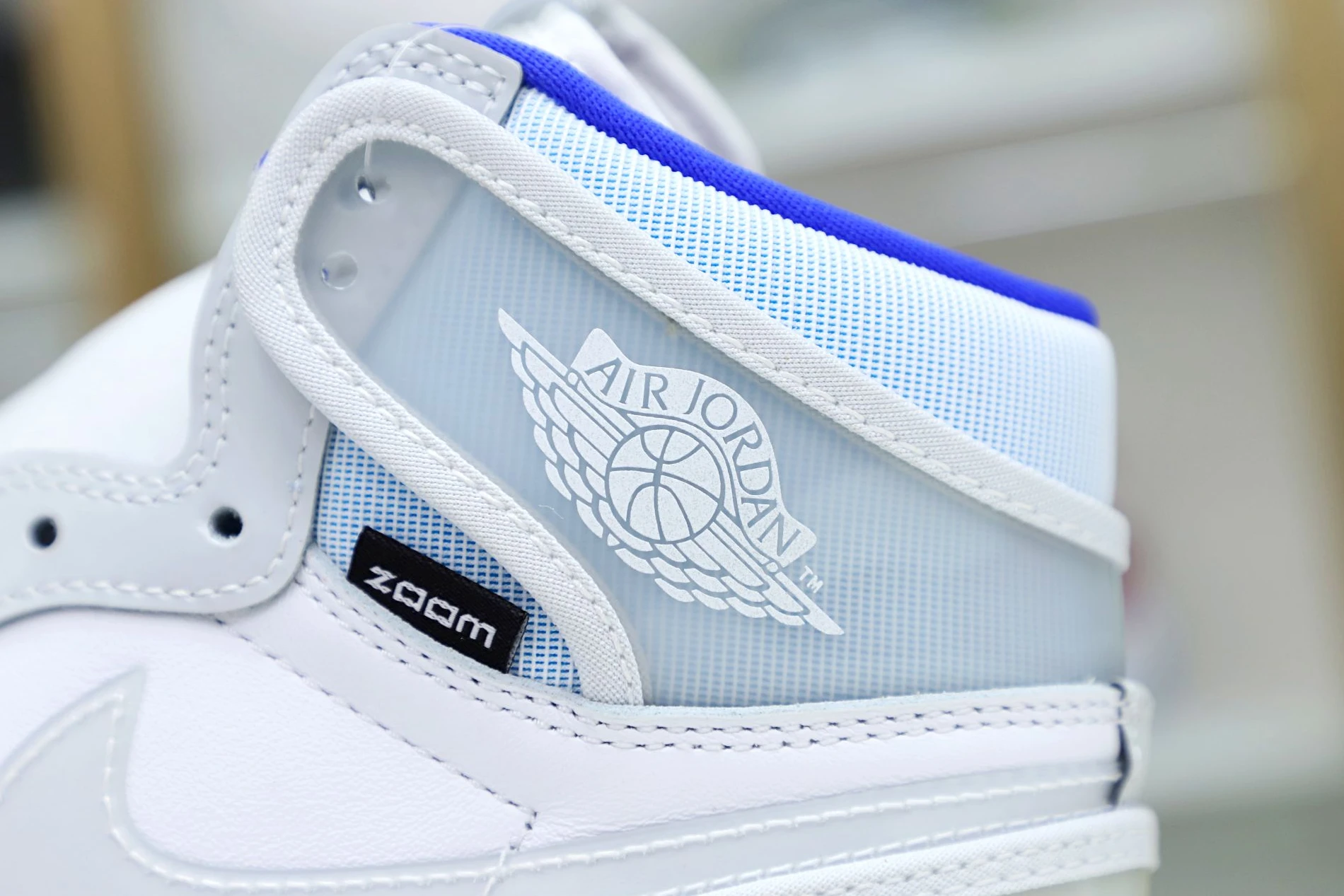 Kimikick AIR JORDAN 1 HIGH ZOOM 'RACER BLUE' StreetReady 1987