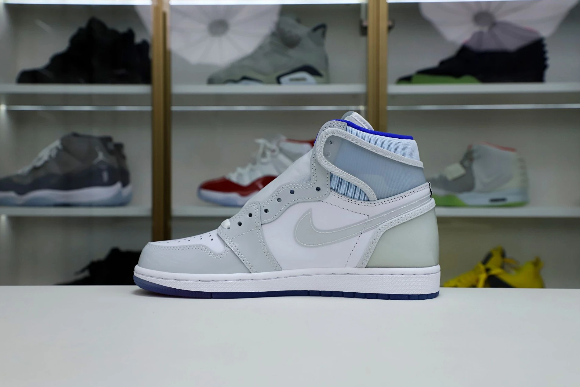 Kimikick AIR JORDAN 1 HIGH ZOOM 'RACER BLUE' StreetReady 1987
