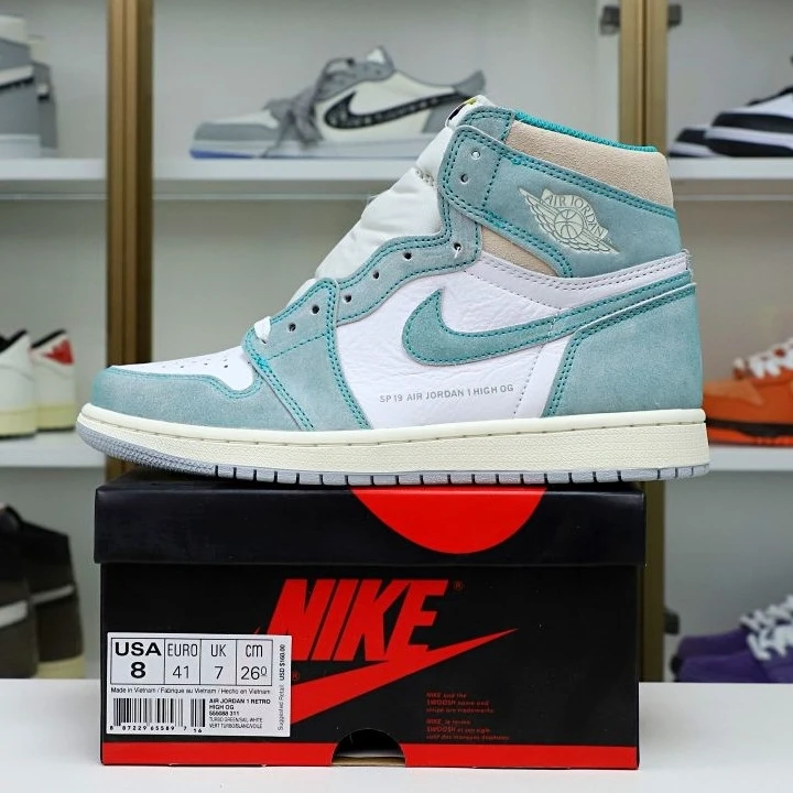 Kimikick AIR JORDAN 1 RETRO HIGH OG 'TURBO GREEN' HighQuality 1986