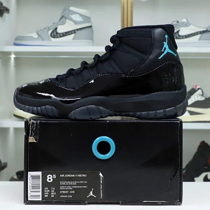 Kimikick AIR JORDAN 11 RETRO GAMMA BLUE NewStyle 1947
