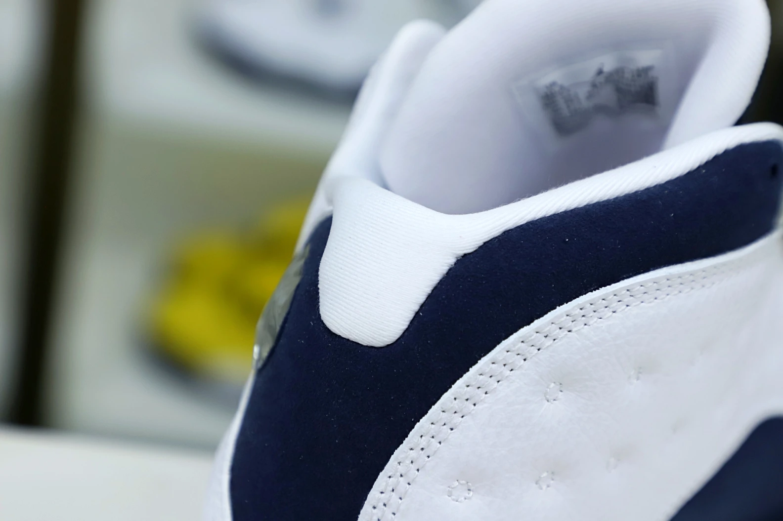 Kimikick AIR JORDAN 13 RETRO WHITE OBSIDIAN POWDER BLUE 414571- SportInspired 1937