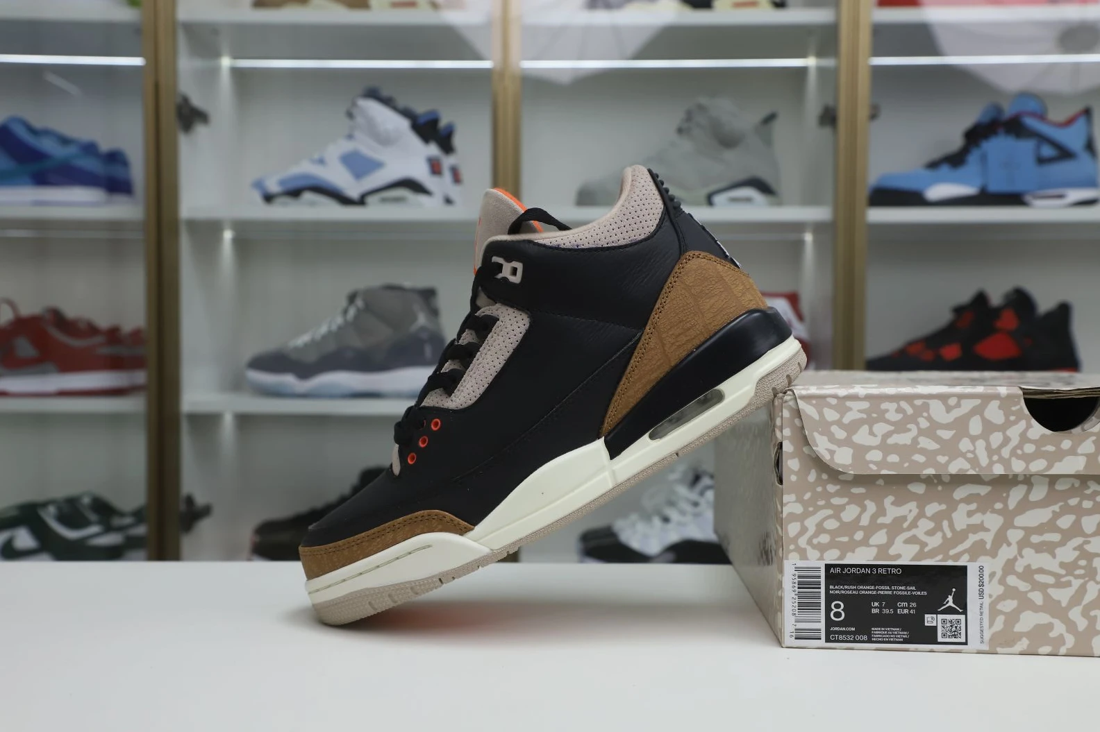 Kimikick AIR JORDAN 3 DESERT CEMENT CT SmartChoice 1984
