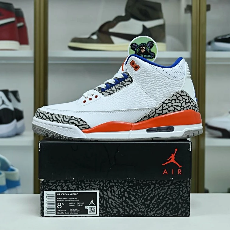 Kimikick AIR JORDAN 3 RETRO 'KNICKS' SportInspired 1901