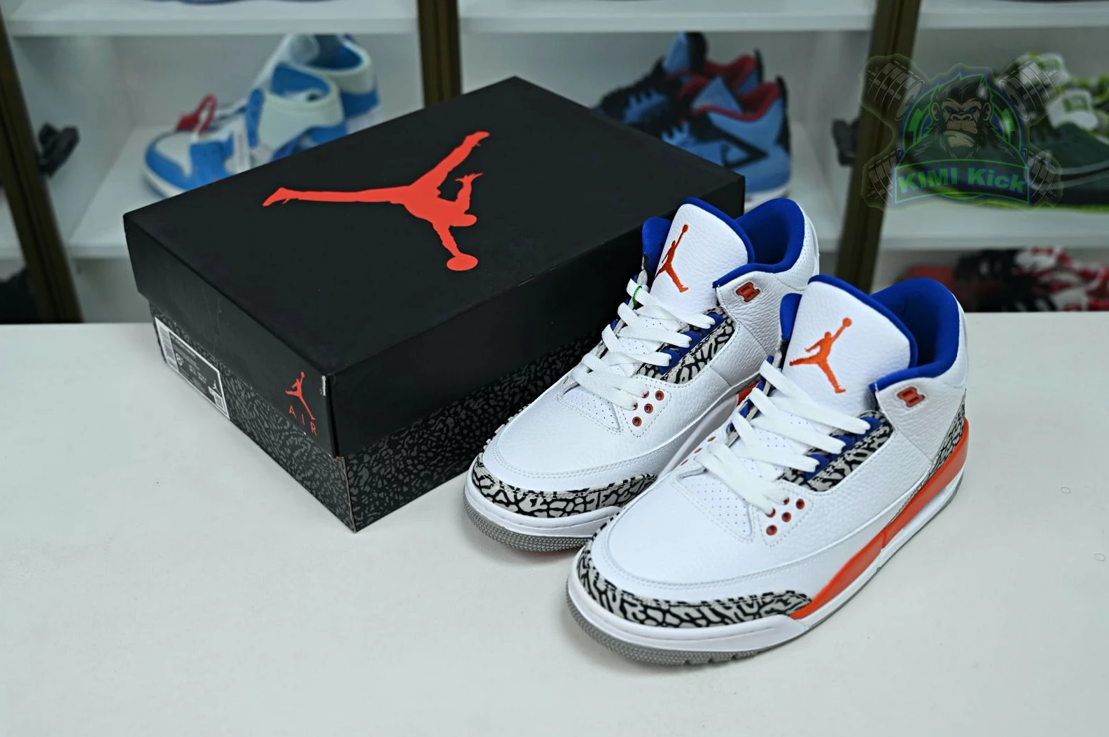 Kimikick AIR JORDAN 3 RETRO 'KNICKS' SportInspired 1901