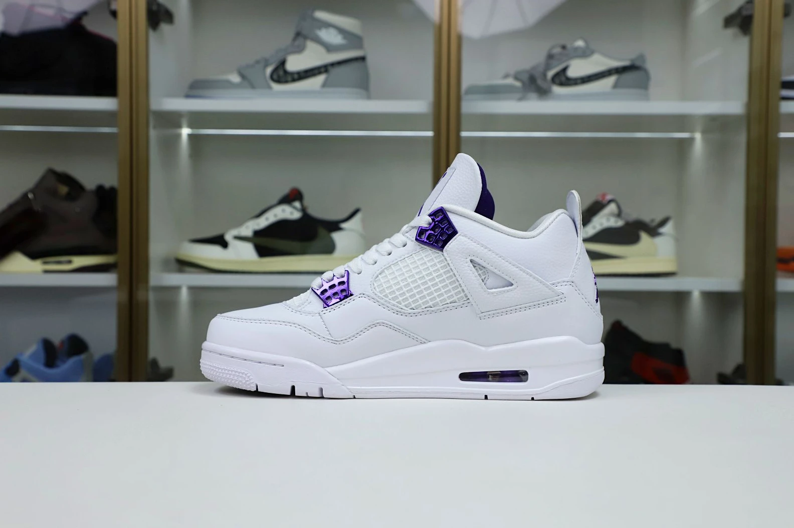 Kimikick AIR JORDAN 4 PURPLE METALLIC Affordable 1977