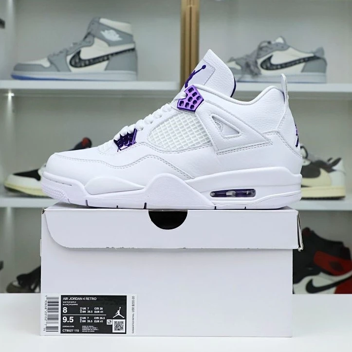 Kimikick AIR JORDAN 4 PURPLE METALLIC Affordable 1977