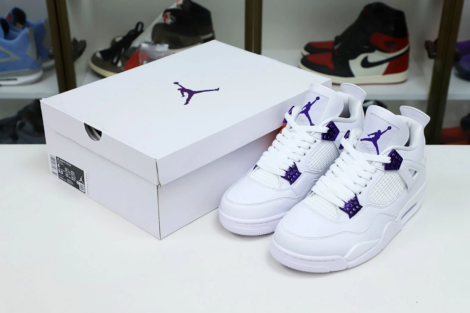 Kimikick AIR JORDAN 4 PURPLE METALLIC Affordable 1977