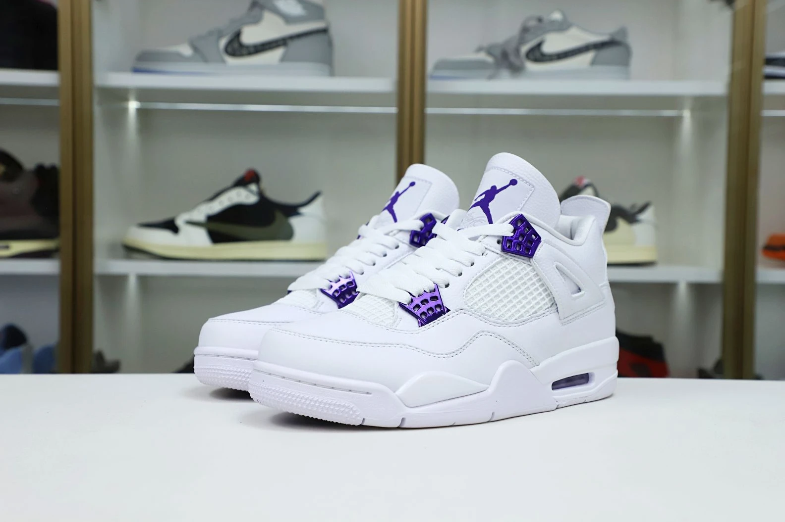 Kimikick AIR JORDAN 4 PURPLE METALLIC Affordable 1977