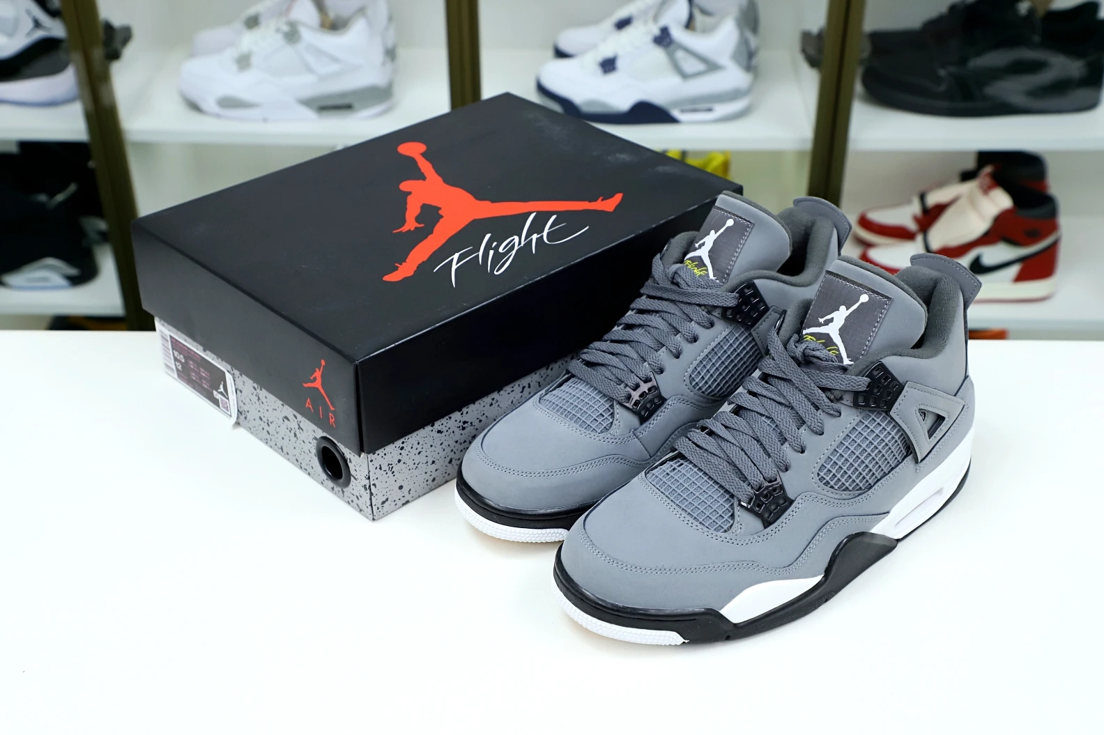 Kimikick AIR JORDAN 4 RETRO 'COOL GREY' EasyMatch 1920