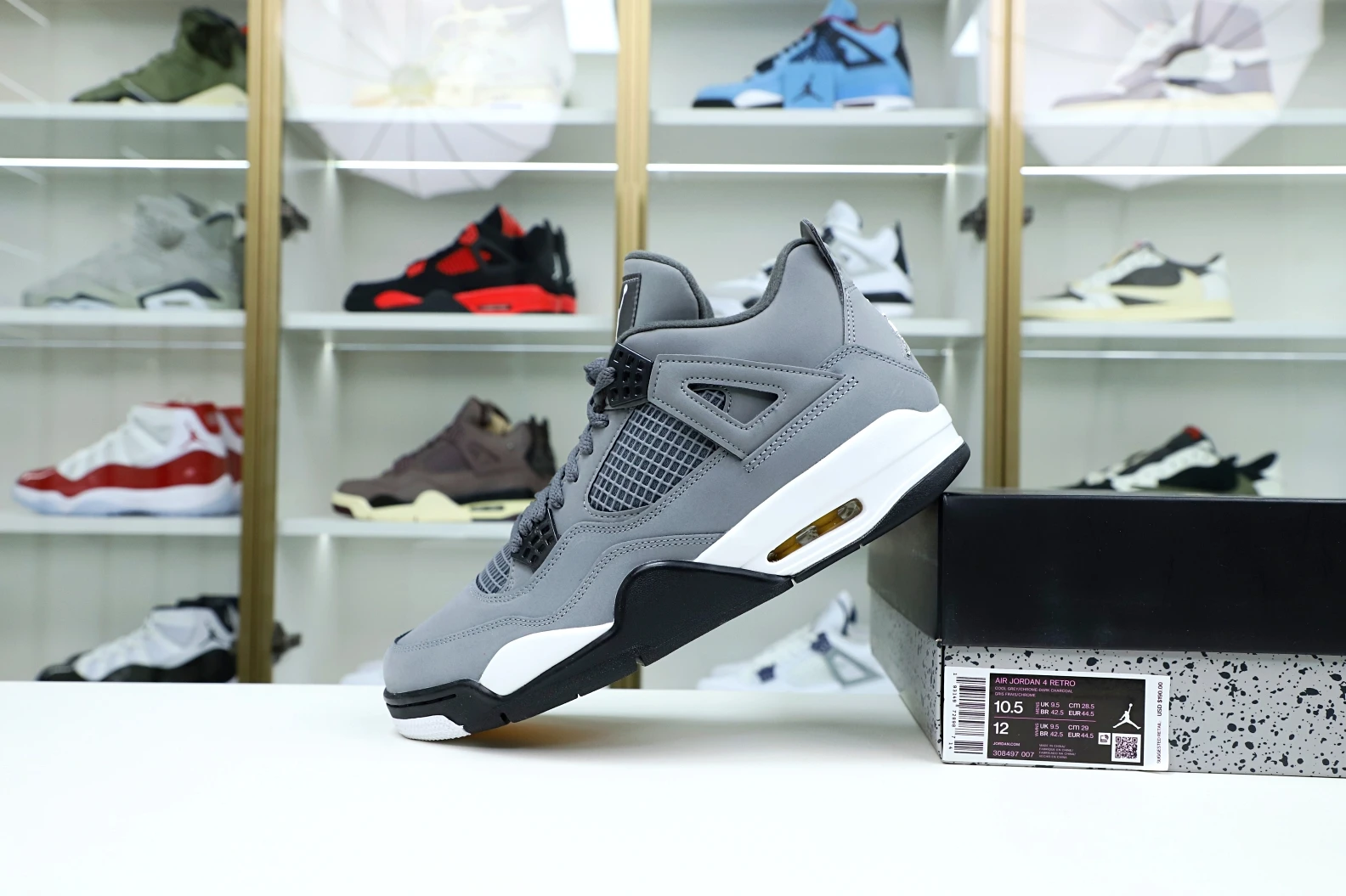 Kimikick AIR JORDAN 4 RETRO 'COOL GREY' EasyMatch 1920