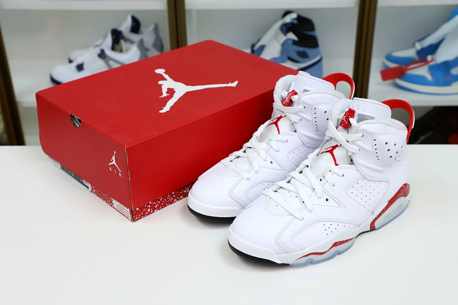 Kimikick AIR JORDAN 6 RED OREO AllSeason 1976