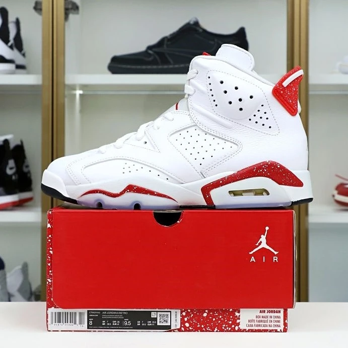 Kimikick AIR JORDAN 6 RED OREO AllSeason 1976