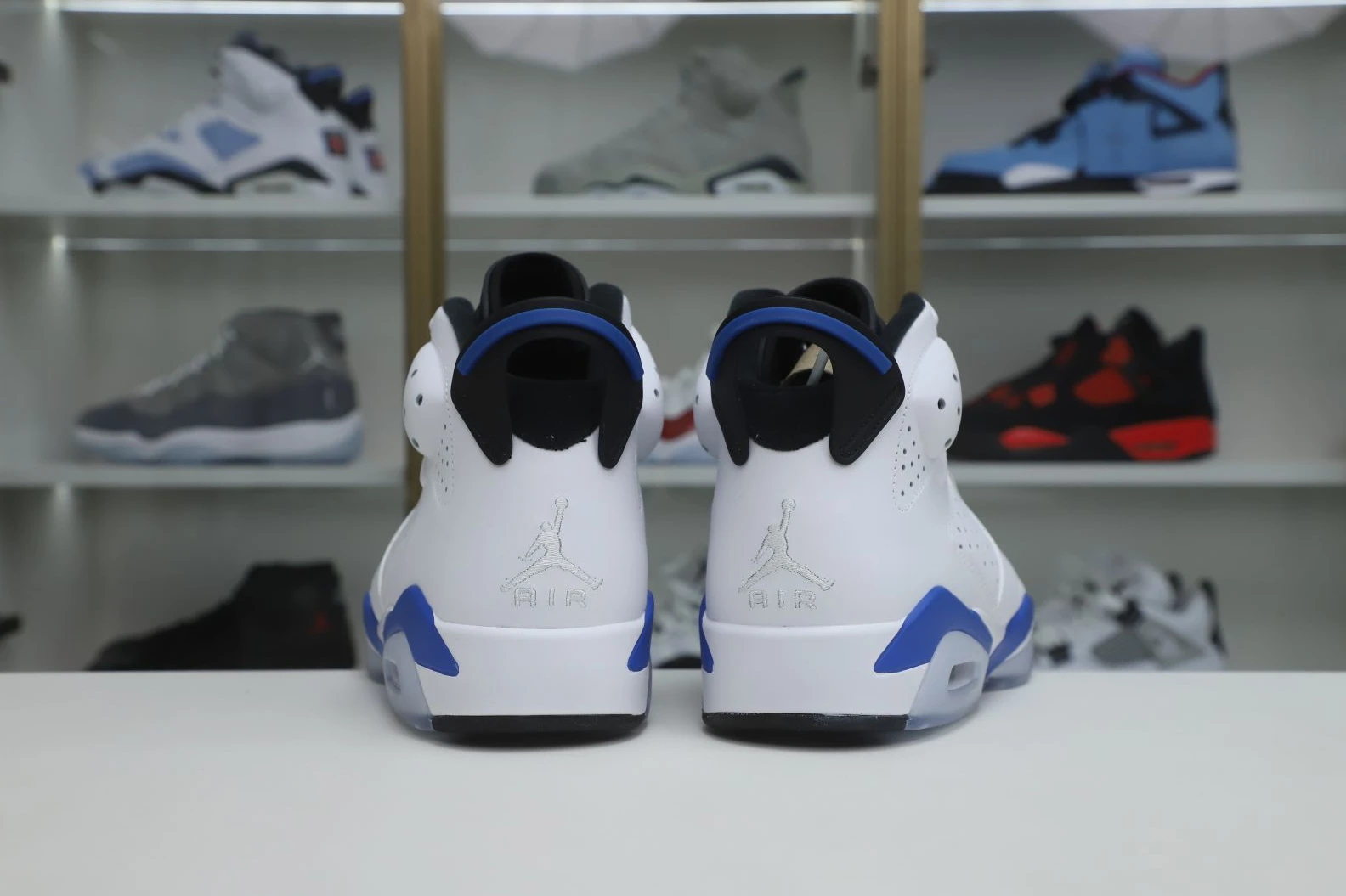 Kimikick AIR JORDAN 6 RETRO SPORT BLUE HighQuality 1997