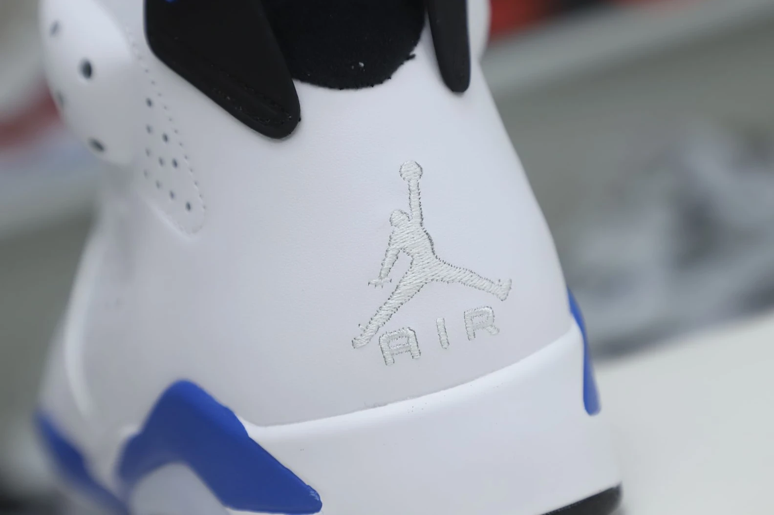 Kimikick AIR JORDAN 6 RETRO SPORT BLUE HighQuality 1997