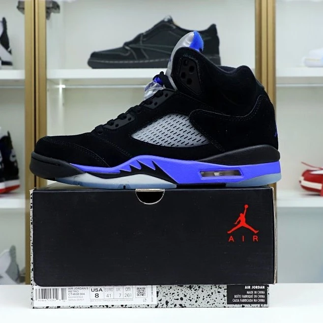 Kimikick AIR JORDAN AIR JORDAN 5 RETRO 'RACER BLUE' SportInspired 1971