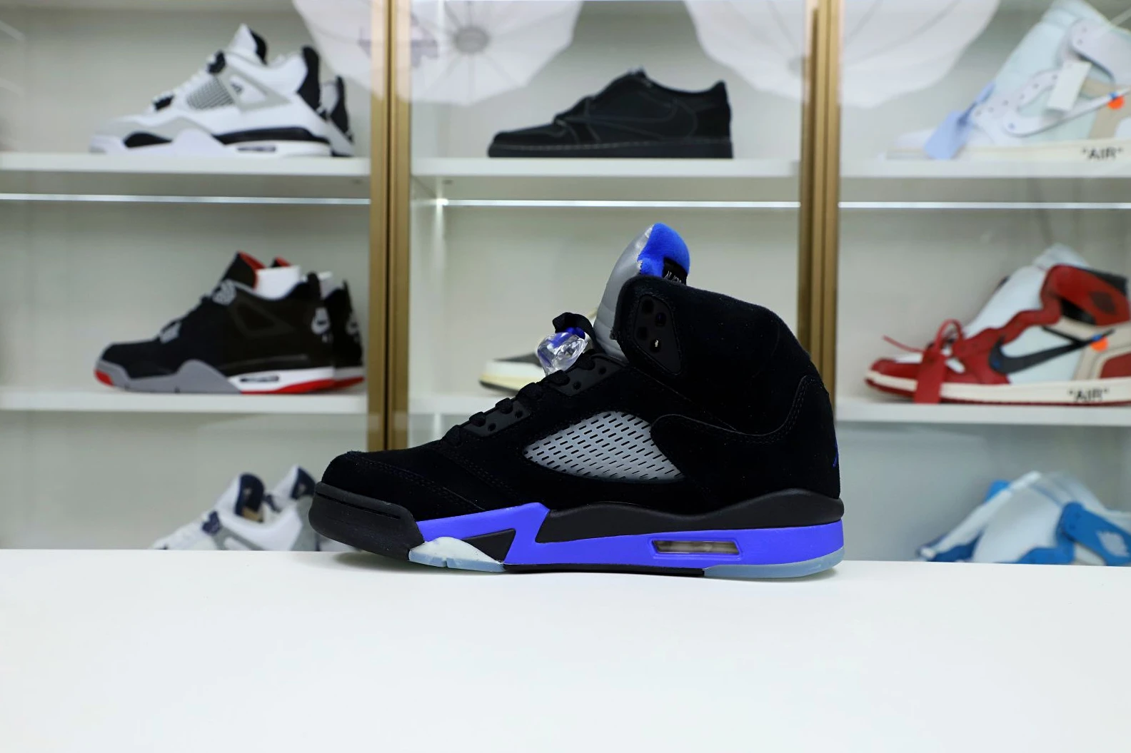 Kimikick AIR JORDAN AIR JORDAN 5 RETRO 'RACER BLUE' SportInspired 1971