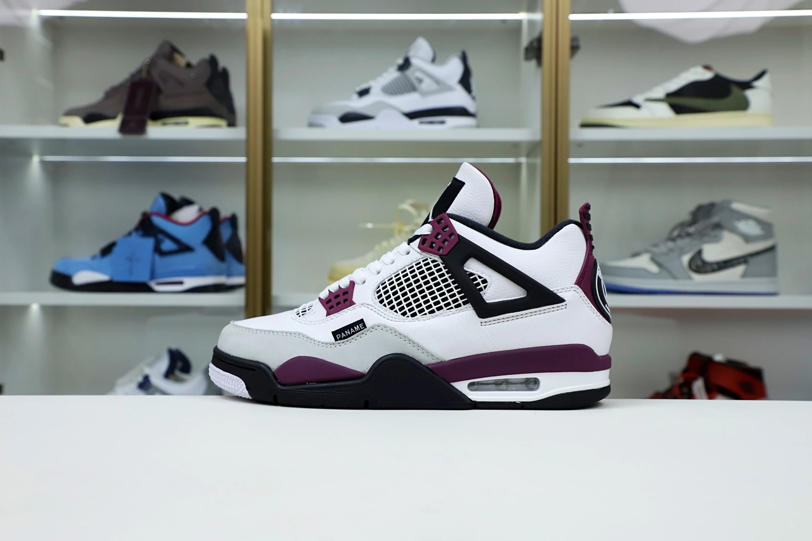 Kimikick AIR JORDAN PARIS SAINT-GERMAIN X AIR JORDAN 4 RETRO 'BORDEAUX' GoAnywhere 1956