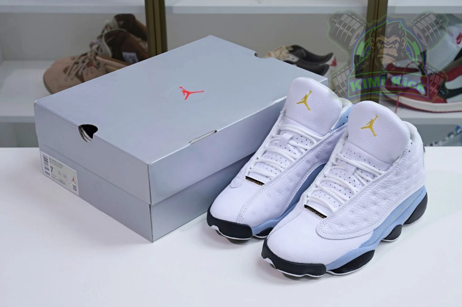Kimikick Air Jordan 13“Blue Grey” TopPick 1907