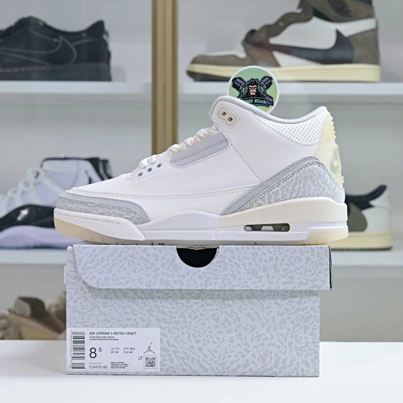 Kimikick Air Jordan 3 Craft“Ivory” StreetReady 1881