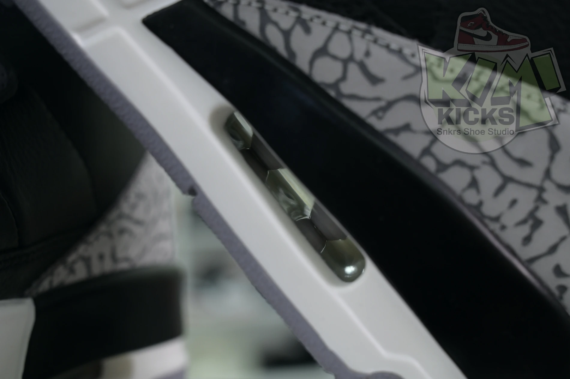 Kimikick Air Jordan 3“Black Cement Reimagined” Comfortable 1848