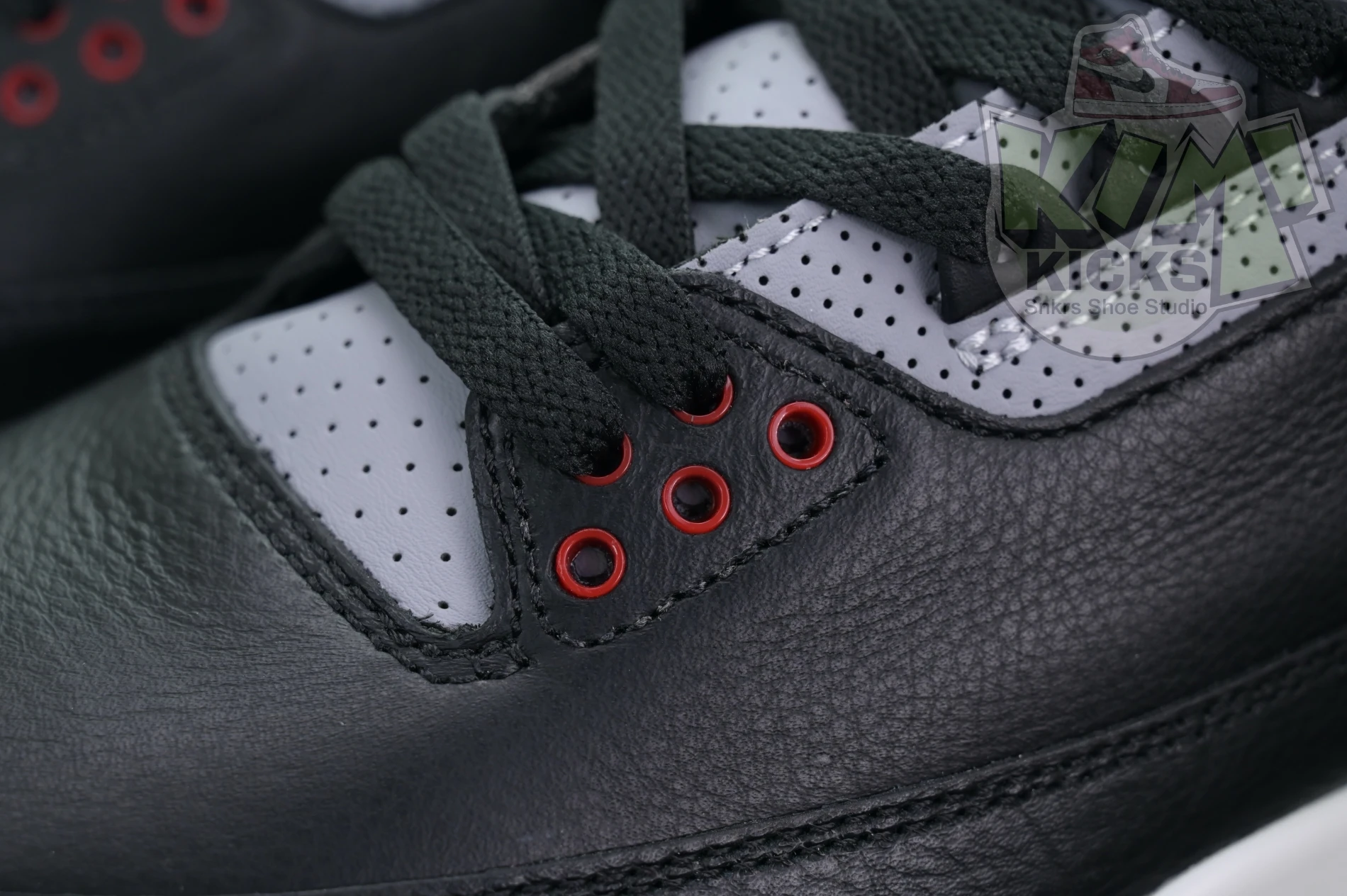 Kimikick Air Jordan 3“Black Cement Reimagined” Comfortable 1848