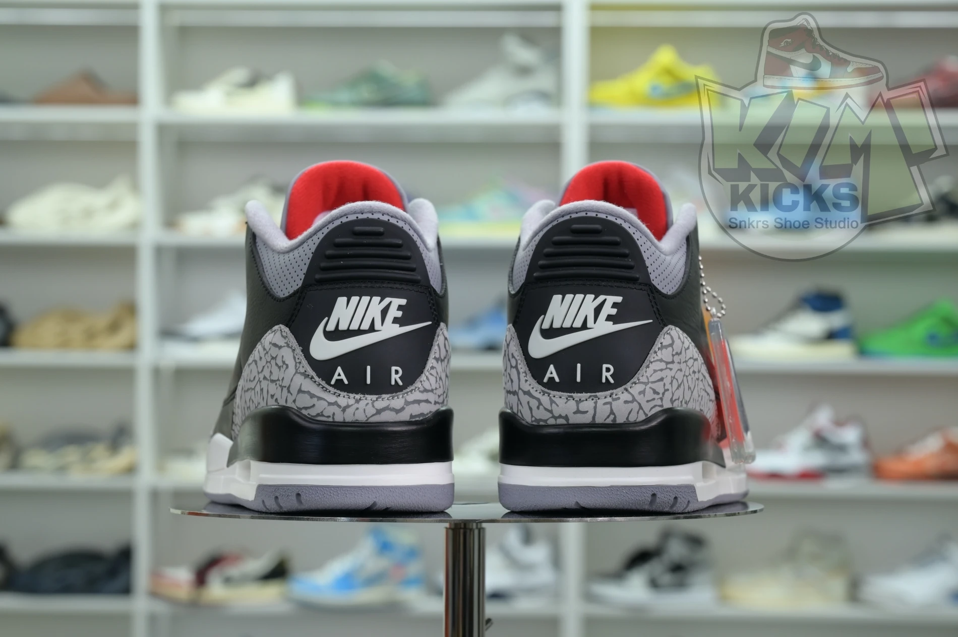 Kimikick Air Jordan 3“Black Cement Reimagined” Comfortable 1848
