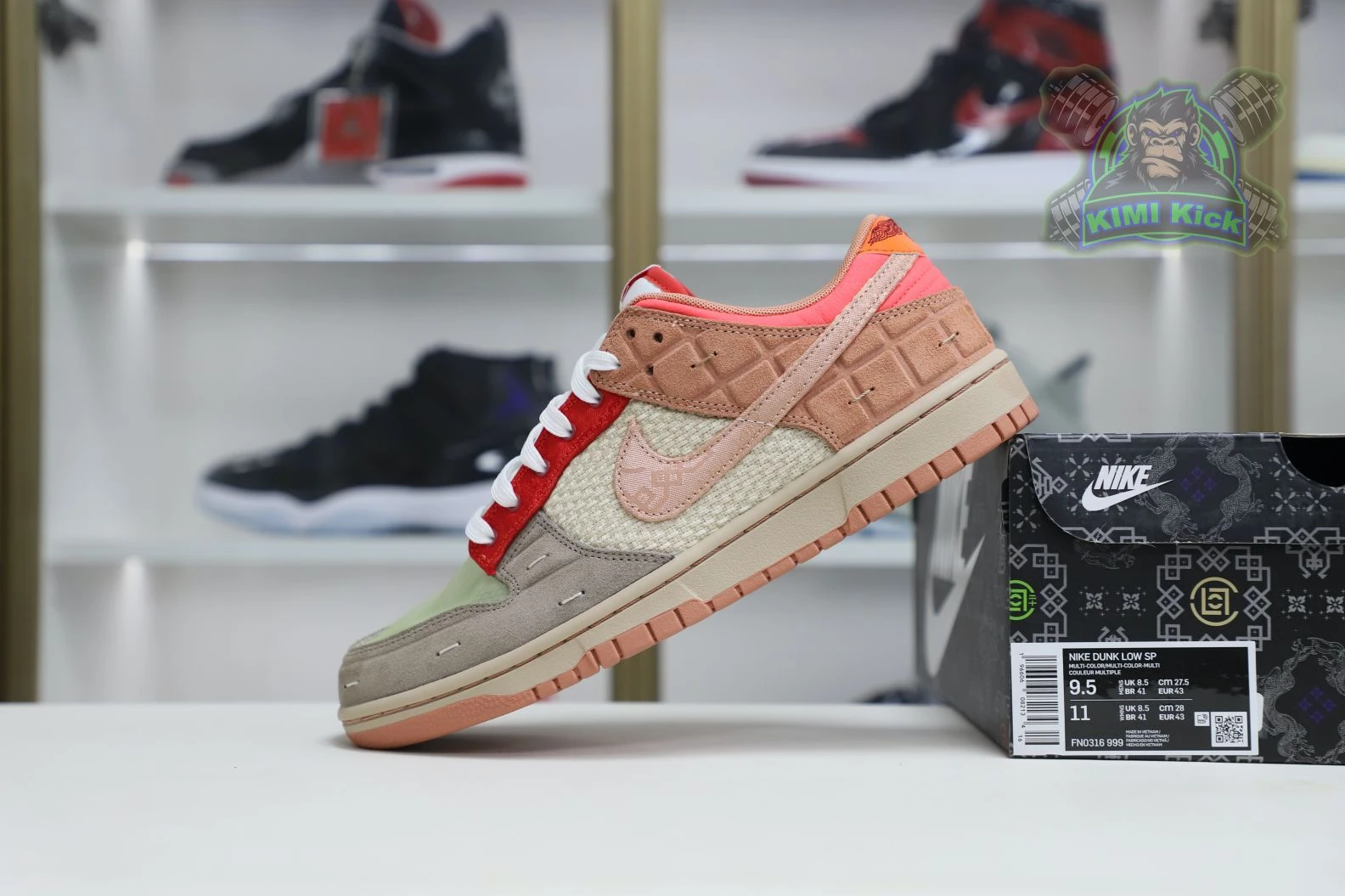 Kimikick CLOT x Nike Dunk Low HighQuality 3447