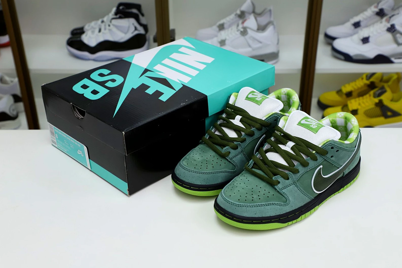 Kimikick Concepts x Nike SB Dunk Low Green Lobster NewStyle 3480