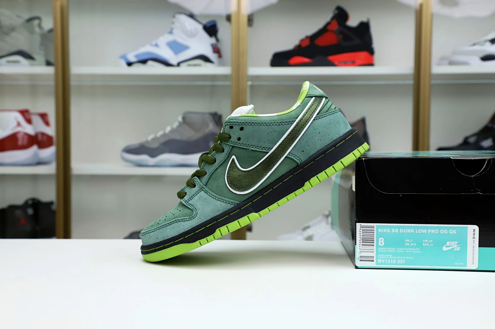 Kimikick Concepts x Nike SB Dunk Low Green Lobster NewStyle 3480