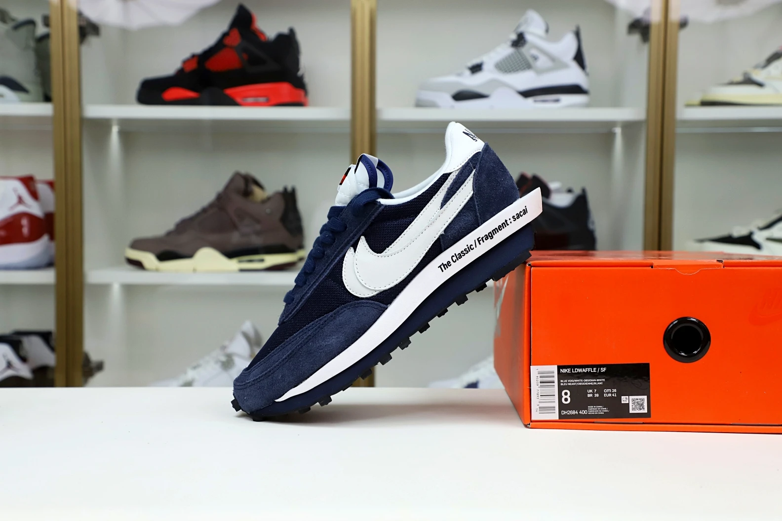 Kimikick FRAGMENT DESIGN X SACAI X LDV WAFFLE 'BLACKENED BLUE' EasyMatch 3535