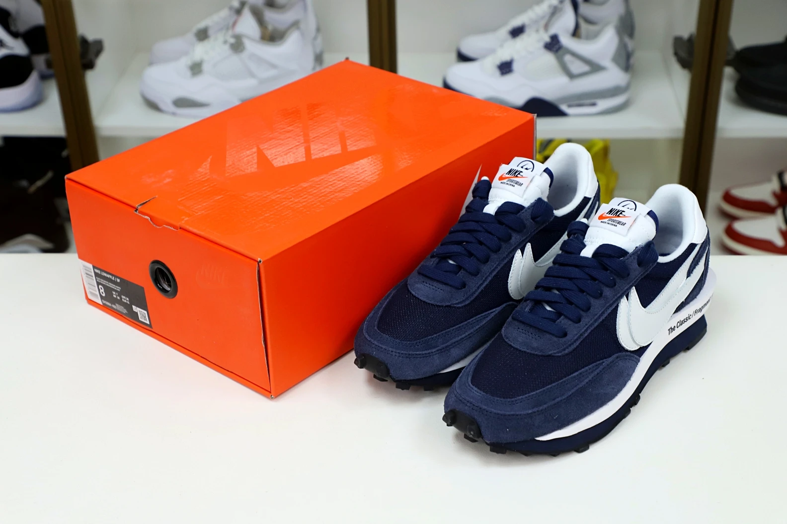 Kimikick FRAGMENT DESIGN X SACAI X LDV WAFFLE 'BLACKENED BLUE' EasyMatch 3535