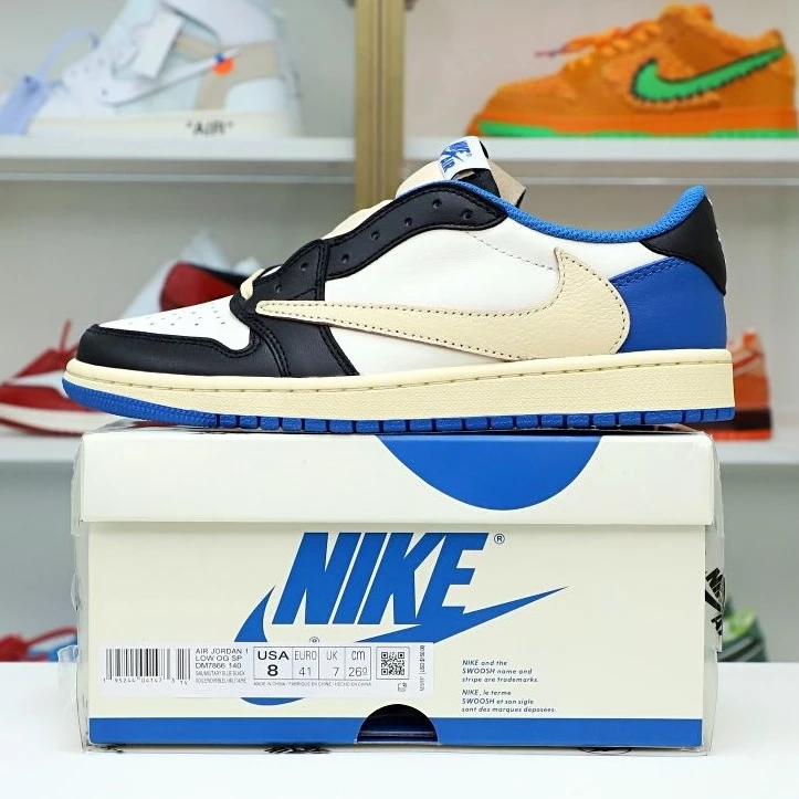 Kimikick FRAGMENT DESIGN X TRAVIS SCOTT X AIR JORDAN 1 LOW GoodFit 1938