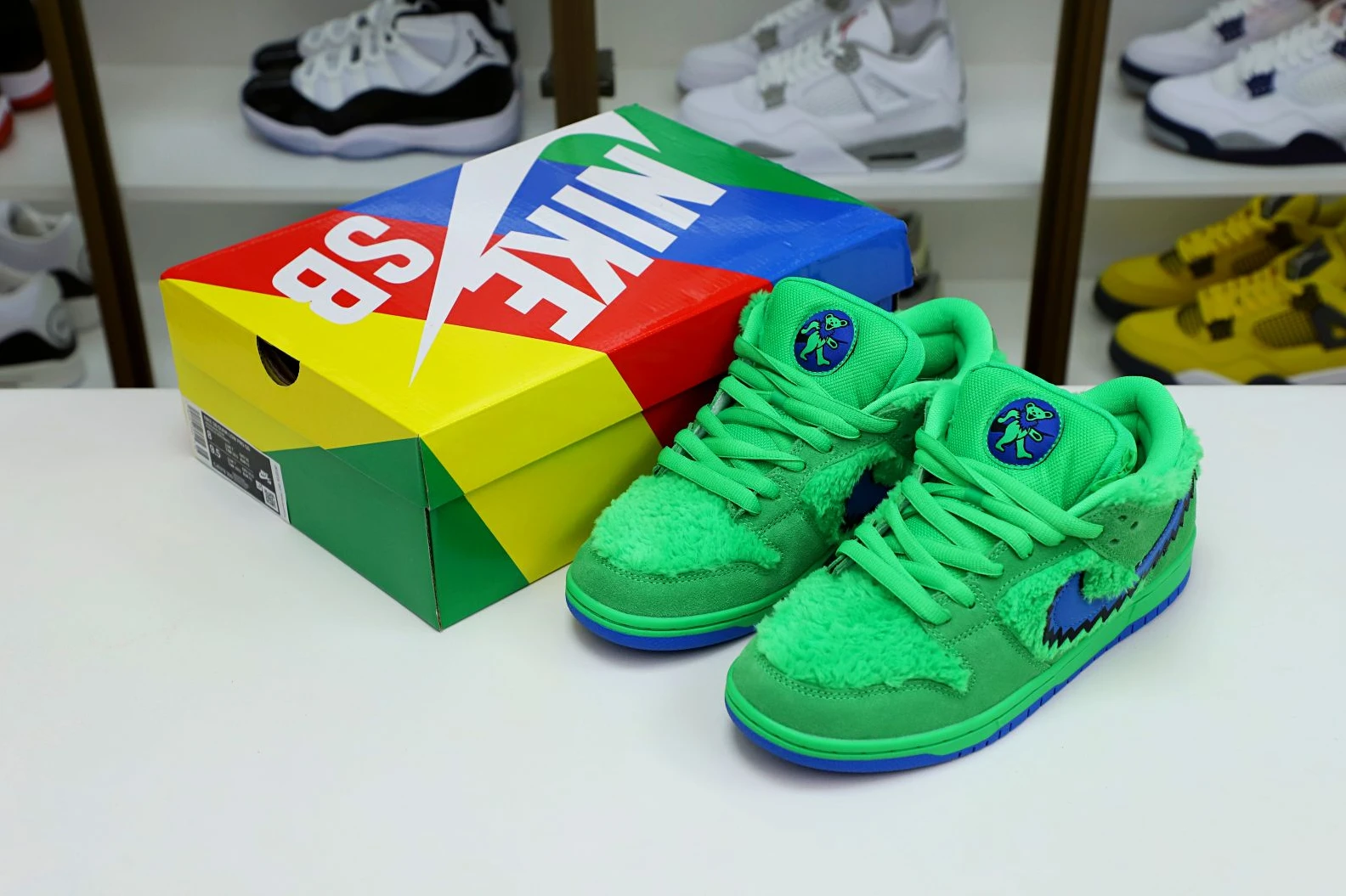 Kimikick GRATEFUL DEAD X DUNK LOW SB GREEN DailyWear 3488