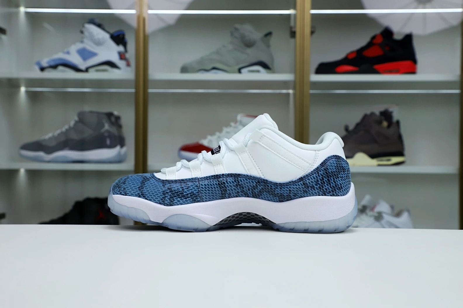 Kimikick Jordan Air Jordan 11 “navy snakeskin” NewStyle 1913