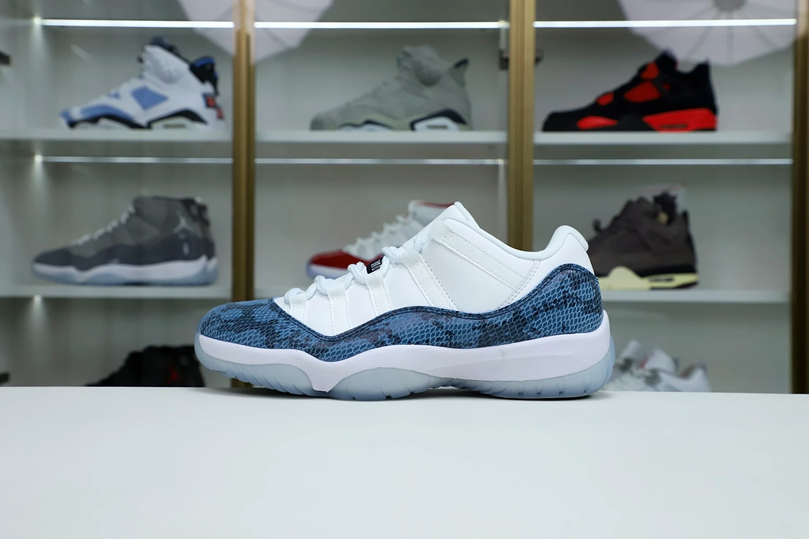 Kimikick Jordan Air Jordan 11 “navy snakeskin” NewStyle 1913