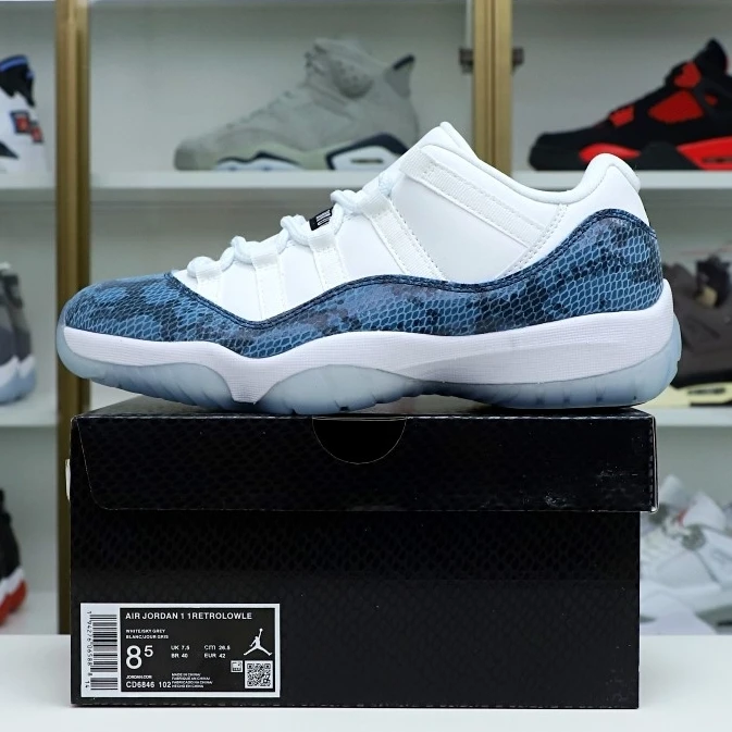 Kimikick Jordan Air Jordan 11 “navy snakeskin” NewStyle 1913