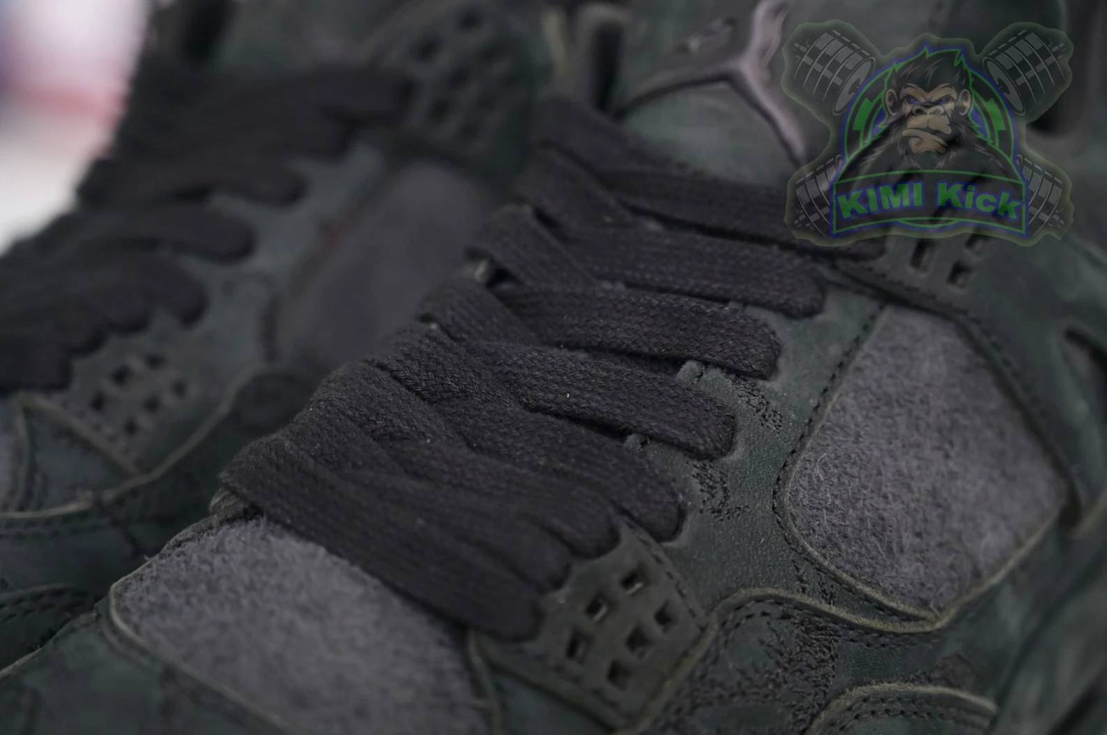 Kimikick Jordan Air Jordan 4 kaws black StreetReady 1905