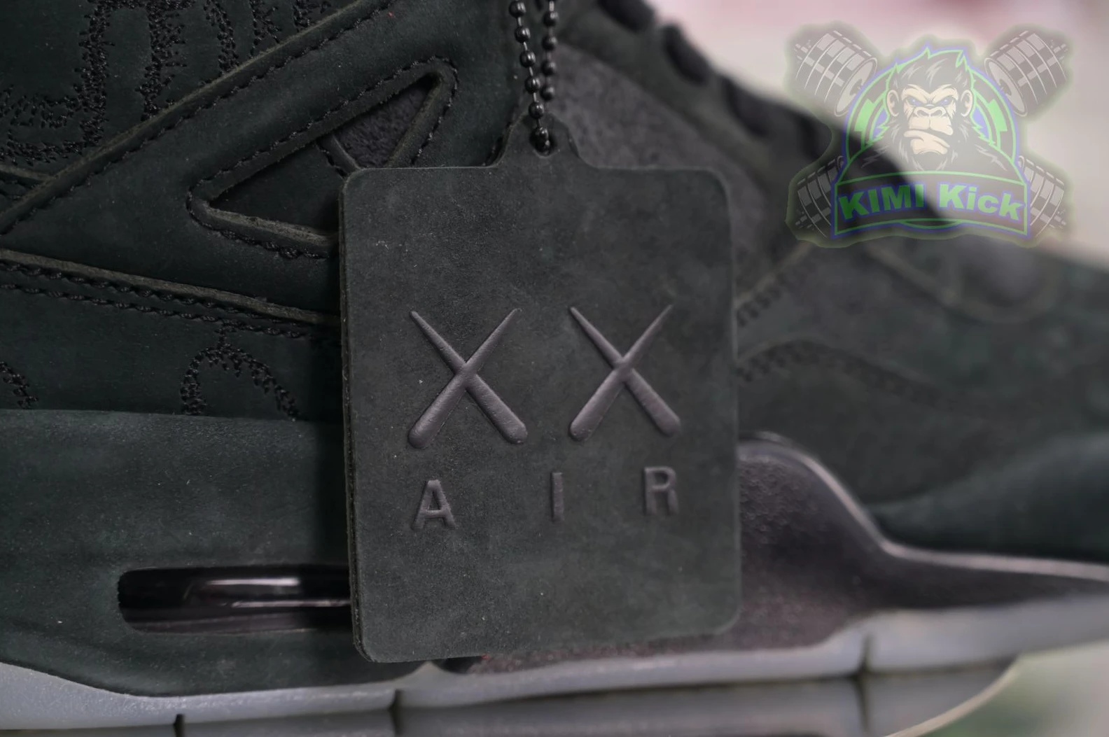 Kimikick Jordan Air Jordan 4 kaws black StreetReady 1905