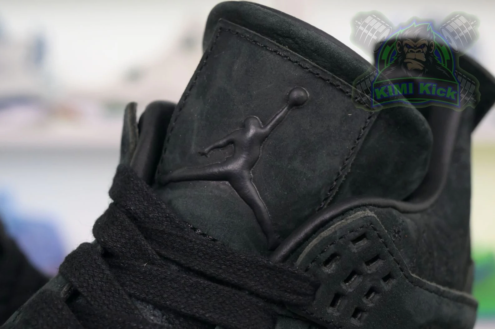 Kimikick Jordan Air Jordan 4 kaws black StreetReady 1905