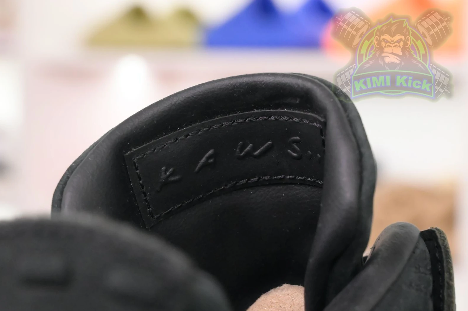 Kimikick Jordan Air Jordan 4 kaws black StreetReady 1905
