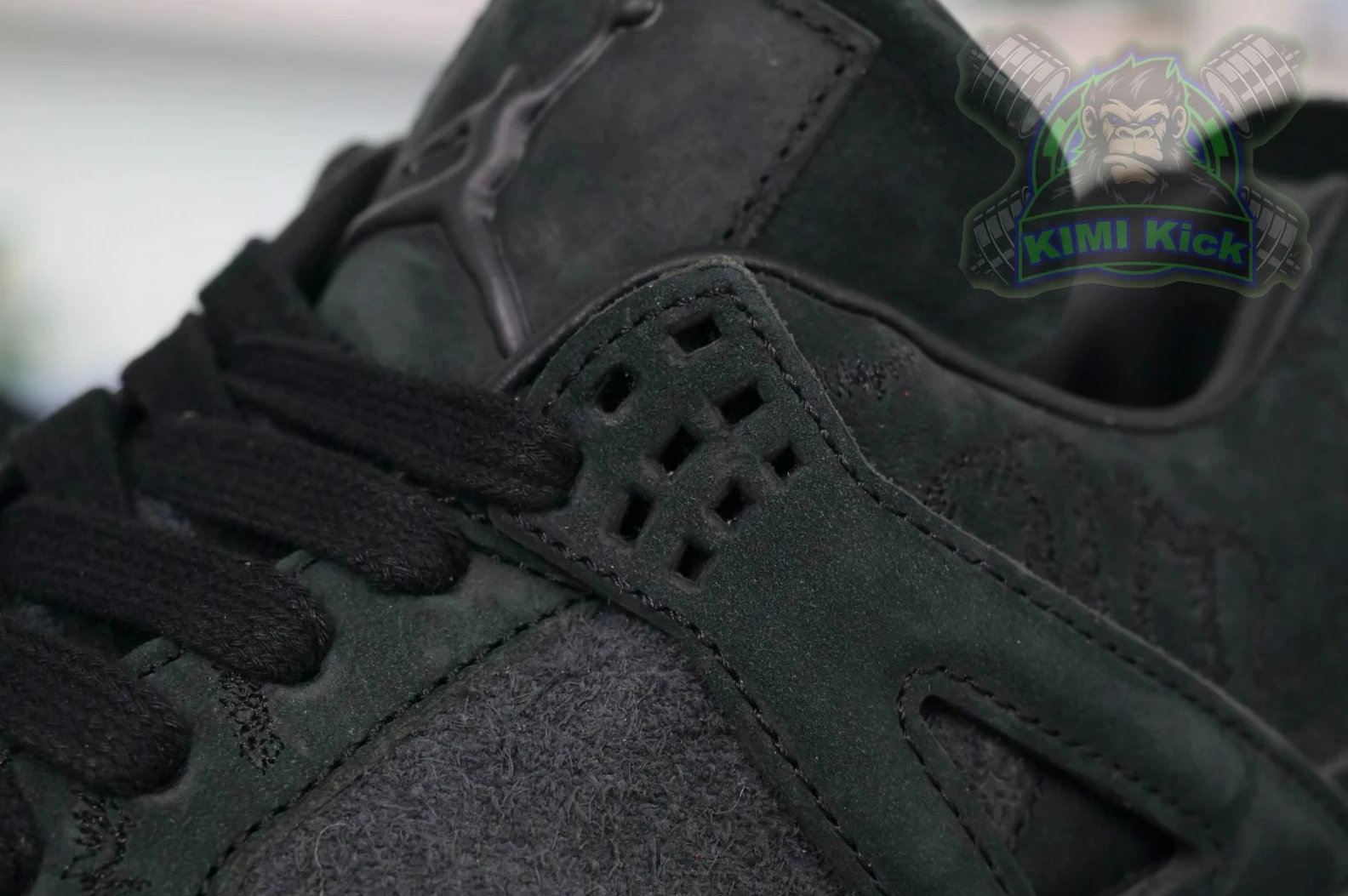 Kimikick Jordan Air Jordan 4 kaws black StreetReady 1905