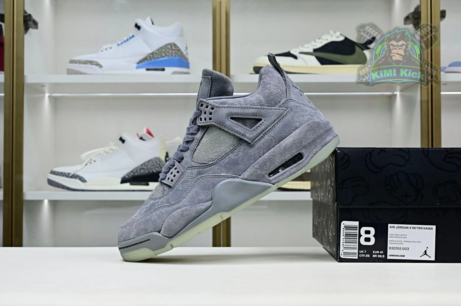 Kimikick Jordan Air Jordan 4 retro kaws SmartChoice 1954